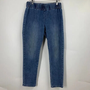 Soft Surroundings Women's Cotton Stretch High Rise Denim Jeans‎ Size PM